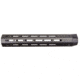 Lancer Systems LCH7 Octagon Carbon Fiber Handguard, 7.62mm, 7.2 in, Carbine Length, Standard, 18 TPI, Black, LCH7-06-ML-ST-18