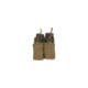Lancer Tactical Bungee Open Top Double Mag Pouch, Tan, CA-378TN