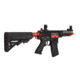 Lancer Tactical Enforcer Needletail Skeleton Crane Stock Low FPS, Black/Red, LT-29BACRL-G2-ME