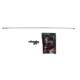 Lancer Tactical Enforcer Needletail Skeleton Crane Stock Low FPS, Black/Red, LT-29BACRL-G2-ME