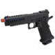 Lancer Tactical Knightshade Hi-Capa Gas Blowback Airsoft Pistol, Black/Blue, LTX-6BN