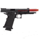Lancer Tactical Knightshade Hi-Capa Gas Blowback Airsoft Pistol, Black/Red, LTX-6BR