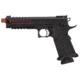 Lancer Tactical Knightshade Hi-Capa Gas Blowback Airsoft Pistol, Black/Red, LTX-6BR