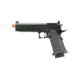 Lancer Tactical Knightshade Hi-Capa Gas Blowback Airsoft Pistol w/ Red Dot Mount, Black/Green, LTX-6BZ-M
