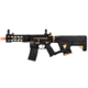 Lancer Tactical Proline Enforcer Battle Hawk 7in Skeleton M4 AEG Rifle w/ Alpha Stock, Black/Gold, LT-34BCG7-G2-ME