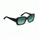 Maui Jim Lani Sunglasses w/ Gloss Black Frame and Neutral Grey Lenses - GS239-02, Quarter View
