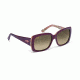 Maui Jim Lani Sunglasses w/ Ruby w/ Sandstone Frame and HCL Bronze Lenses - HS239-04B, Quarter View