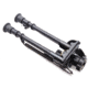 LaRue Tactical Harris LM-S 9-13in Bipod and LT706 QD Swivel Mount, Black, 680-002-706-k