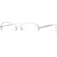 Laura Ashley Alyssa SELA ALYS00 Single Vision Prescription Eyeglasses - Silver SELA ALYS005235 SV