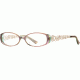 Laura Ashley Evelyn SELA EVEL00 Single Vision Prescription Eyeglasses - Honey SELA EVEL005240 BN