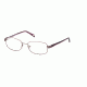 Laura Ashley Whitley SELA WHIL00 Single Vision Prescription Eyeglasses - C3 - Gold/cranberry SELA WHIL005135 WN
