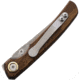 Leader Knives Fuga F102 Folding Knife, 4.5in Closed, 3.5in 4116 Stainless Blade, Walnut Handle, F102