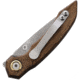 Leader Knives Fuga F106 Folding Knife, 4.25in Closed, 3.25in 4116 Stainless Blade, Walnut Handle, F106