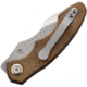 Leader Knives Fuga F111 Folding Knife, 4.25in Closed, 3in 4116 Stainless Blade, Walnut Handle, F111