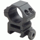 Leapers Accu Shot Weaver Style 1'' Medium Profile See-Thru Ring, Fits Scopes up to 45mm Obj., 4 Top Screws RGWM-25M4
