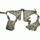 Leapers Deluxe Universal Horizontal Shoulder Holster, Woodland Digital Camo PVC-H170E