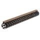UTG Pro M-LOK AR15 15in Super Slim Rail, Black / Bronze 2-Tone, MTU019SSMZ2