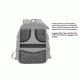 Leapers UTG 1-Day Situational Preparedness Back Pack,Black PVC-P124B