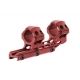 Leapers UTG ACCU-SYNC 1in High Profile 34mm Offset Picatinny Rings, Red, AIR12234AR
