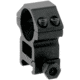 Leapers UTG ACCUSHOT 1in/2PCs High Profile Picatinny/Weaver Rings, Black, RGWM-25H4