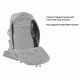 Leapers UTG Ambi 24/7 Cross Body Shoulder Vital Sling Pack,Black PVC-SP247B