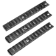 Leapers UTG G36 Picatinny Rail Set, 3-piece Long, Black, MNT-P505