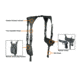 Leapers UTG Law Enforcement Horizontal Shoulder Holster, Left/Right Reversible, Black, PVC-H170B