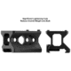 Leapers UTG Picatinny Optic Mount, Red Dot Mount