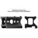 Leapers UTG Optic Mount Kit for RMR, Red Dot Mount, Fits Picatinny Rail, RMR Footprint, Anodized Finish, Black, Includes Absolute Co-Witness and Low Profile Height Mounts