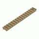 Leapers UTG PRO 15-Slot Super Slim Free Float Rail Section, Flat Dark Earth MTURS02LD