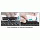 Leapers UTG PRO 3.14in 8-Slot Keymod Picatinny Rail Section, Black MTURS04M