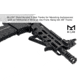 Leapers UTG PRO Arwen 7in M-LOK Free Float Handguard, Black, MTU044SEM