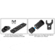Leapers UTG PRO M-LOK .308 DPMS GII 13in Super Slim Free Float Handguard, Black, MTU020SSME