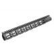 UTG Pro M-LOK AR15 15in Super Slim Free Float Handguard, Black, MTU019SSM