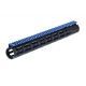 UTG Pro M-LOK AR15 15in Super Slim Rail, Black / Blue 2-Tone, MTU019SSMB2