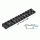 Leapers UTG PRO Ruger 10/22 Picatinny Rail Mount, Black, MTU030T22