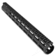Leapers UTG PRO Super Slim Free Float Handguard, DPMS LR-308, M-LOK, 17 inch, Black, MTU038SSMB, EDEMO1