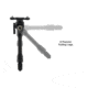 Leapers UTG PRO TBNR Bipod, 7in-9in Center Height, M-LOK, Black, TLUBP02M-A