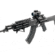 Leapers UTG QD AK Side Mount, M70 N-PAP, Black, Medium, MT-ZAK01