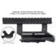 Leapers UTG QD AK Side Mount, M70 N-PAP, Black, Medium, MT-ZAK01