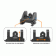 Leapers UTG Sub-Compact Rear Sight for Shotguns, .22 Rifles, _x000D_ MNT-910, EDEMO4