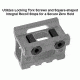 Leapers UTG Super Slim Picatinny Riser Mount 1in High, 3 Slots MT-RSX1S