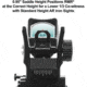 Leapers UTG Super Slim Picatinny RMR Mount, Lower 1/3 Co-Witness, Black, MT-RMR13C