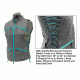 Leapers UTG True Huntress Female Sporting Vest, Gray/Blue PVC-VF21GB