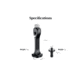 Leofoto BC-03 Hands Free Modular Binoculars Adapter, Tripod Mount Arca Compatible, Black, BC-03