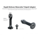 Leofoto BC-03 Hands Free Modular Binoculars Adapter, Tripod Mount Arca Compatible, Black, BC-03