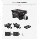 Leofoto FDM-03 Binocular Rangefinder Rail Kit, 32 cm, Black, FDM-03