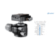 Leofoto LH-36LR Ball Head w/ LR-50 Lever Release Clamp, Arca, Black, LH-36LR