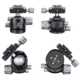 Leofoto LH-47 Series Low Profile Ball Head &amp; QR Plate, Arca, Black, LH-47