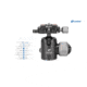 Leofoto LX-225CT/XB-32Q Reversible Travel Tripod w/ Ball Head Set, Black, LX-225CT+XB-32Q